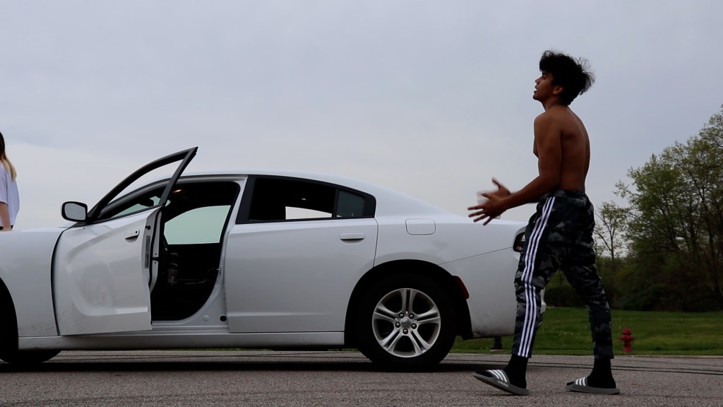 tazmin ohio rapper driving dodge charger
