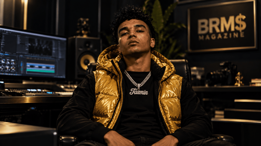 Ohio rapper Tazmin Hustler. Owner & creator of BRM$ Magazine